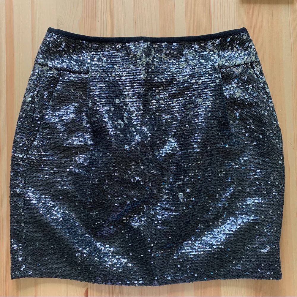 J Crew Sequin Mini Skirt Size 2